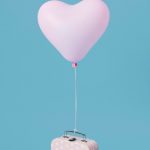 Букет из воздушных шаров с розовыми сердечками